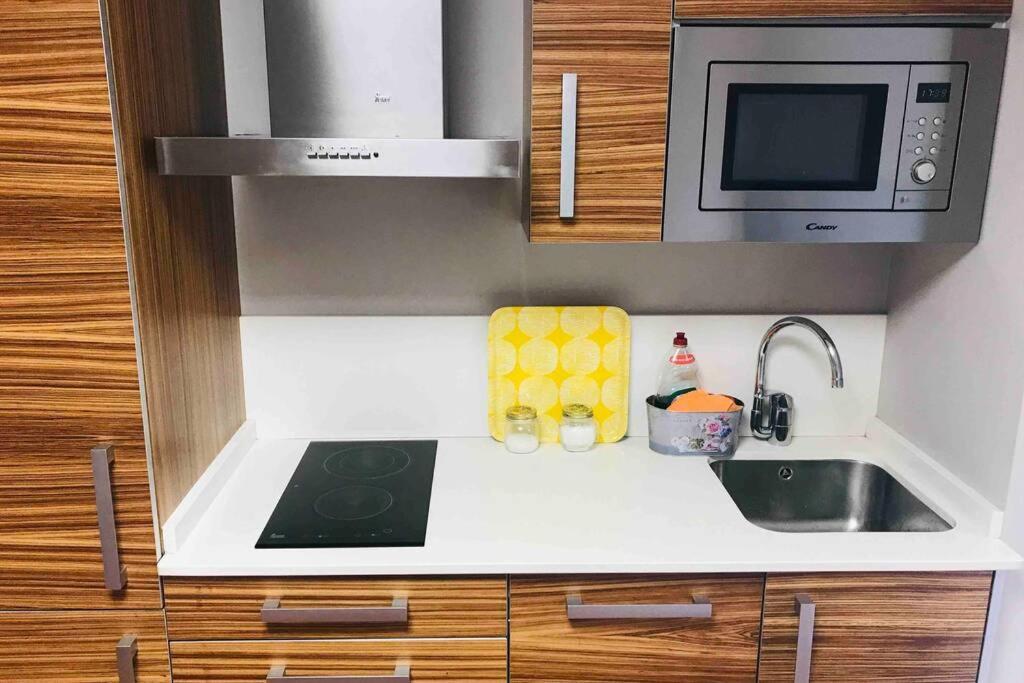Loft con entrada autónoma/terraza/wifi en Centro Apartamento Corunha Exterior foto